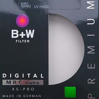 B+W 超薄奈米鍍膜UV-Haze保護鏡(82mm/公司貨)