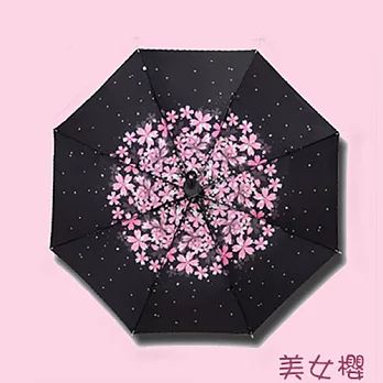 【巴芙洛】 櫻花系列遮陽防曬晴雨傘 (6款花色可選) -美女櫻