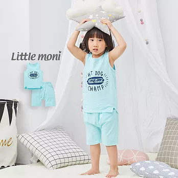 Little moni 家居系列背心套裝100湖水色