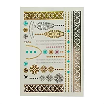 Snatch 秘密花園少女金屬刺青貼紙 / Secret Garden Metallic Tattoo Stickers