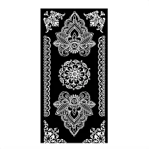 Snatch 迷幻花盤冒險蕾絲刺青貼紙 / Mandala Adventure White Lace Tattoo Sticker
