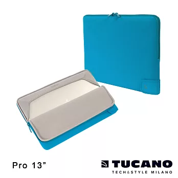 TUCANO Charge_up MB Air/ Pro 專用雙重防震內袋 13吋-清新藍