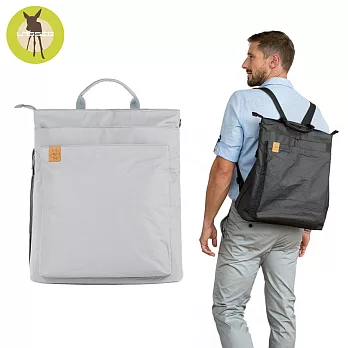 德國Lassig-復刻太空後背媽媽包-太空灰