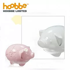 HOOBBE─破碎小豬造型存錢筒─粉(買一送一)