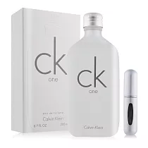 Calvin Klein CK ONE中性淡香水(200ml)-加贈分裝空瓶(隨機出貨)-國際航空版