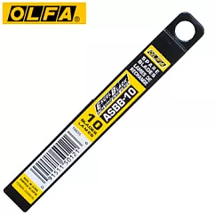 OLFA小型超銳黑刃美工刀片ASBB─10(10片裝)