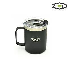 ZED 雙層不鏽鋼杯350 ZGABA0201 (304不銹鋼 馬克杯 杯子 韓國品牌)黑色