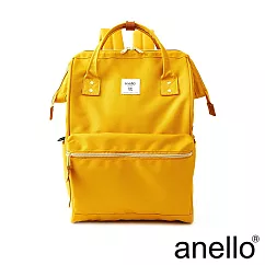 anello 新版基本款2代R系列 防潑水強化 經典口金後背包 Regular size─ 芥末黃