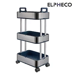 美國ELPHECO 不鏽鋼三層置物推車ELPH019