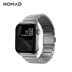 NOMAD 全球限量 Apple Watch 鈦金屬錶帶2021新款 ─44/42mm─ 銀色