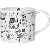 《NOW》經典馬克杯 | 水杯 茶杯 咖啡杯 - 貓派對415ml