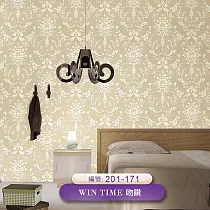 台製 吻鑽Win time 環保無毒 防燃耐熱 53X1000cm 壁紙3卷(4色選) 201-171