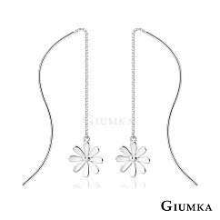GIUMKA耳線長耳環垂墜925純銀彎針耳飾 花草系列 多款任選 一對價格 MFS09042合輯 MFS09043耳環一對