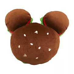 【Disney 迪士尼】迪士尼 漢堡造型大抱枕 抱枕 米奇