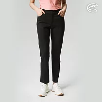 ADISI 女混紡羊毛快乾恆溫小直筒保暖褲AP2221006 (S-2XL)|德國Dralon纖維 速乾 保暖 輕量 機能長褲 S 黑玉色