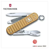 VICTORINOX 瑞士維氏 5用 58mm Alox Collection 鋁合金編織金 0.6221.408G
