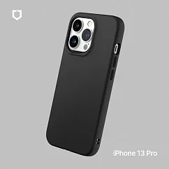 犀牛盾 iPhone 13 Pro (6.1吋) SolidSuit 經典防摔背蓋手機保護殼─ 經典黑