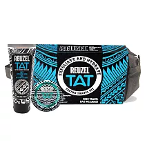 REUZEL 刺青專用保養清潔經典紳士盥洗包組(刺青保濕溫和去角質沐浴膠 100ml/刺青保濕亮色修護膏 35g)