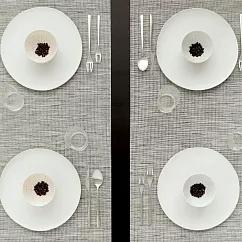 【chilewich】美國抗菌環保餐墊 桌旗36x183cm 灰白色