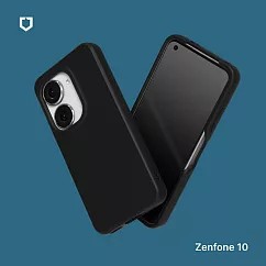 犀牛盾 ASUS Zenfone 10 SolidSuit 防摔背蓋手機殼/華碩官方授權開發 ─ 經典黑