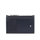 MONTBLANC Meisterstuck 大班系列牛皮拉鍊卡夾 (墨藍色)