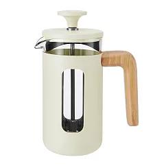 《La Cafetiere》Pisa法式濾壓壺(米白350ml) | 泡茶器 冷泡壺 沖茶器 法壓壺 咖啡壺 奶泡杯