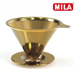 MILA 鈦金立式不鏽鋼咖啡濾網座(2─4 cup)