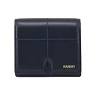 BURBERRY Snip小牛皮三折短夾 黑色