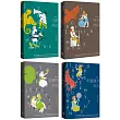 【西方四大神話套書(二版)】(四冊)：《冰與火之北歐神話(二版)》+《生與死之埃及神話(二版)》+《靈與異之凱爾特神話(二版)》+《情與慾之希臘羅馬神話(二版)》