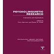 Psycholinguistic Research (Ple： Psycholinguistics)： Implications and Applications