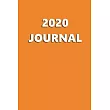 2020 Journal Orange Color 204 Pages： (Notebook， Diary， Blank Book)
