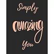 Simply Amazing You: Journal