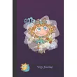 Virgo Journal： Planner and Brain Map Diary： Gift Astrology Zodiac Sun Sign Notebook