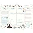 哈利波特：自填週計畫表 Harry Potter： Weekly Planner Notepad： (Harry Potter School Planner， Harry Potter Gift， Harry Potter Stationery， Undated Planner)