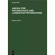 Archiv für Naturschutz und Landschaftsforschung