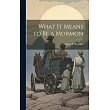 What it Means to be a Mormon