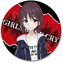 Girls Band Cry皮質胸章：丸形SA井芹仁菜