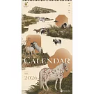 2026年故宮國寶聚焦：書畫精品選粹名畫大月曆