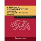 California Performance Test Workbook: Preparation for the Bar Exam