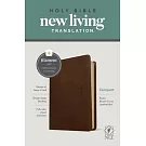 NLT Compact Bible, Filament Enabled Edition (Red Letter, Leatherlike, Rustic Brown)