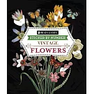 Brain Games - Sticker by Number: Vintage Flowers (28 Images to Sticker)