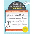 Cursive Handwriting Workbook for Teens and Young Adults