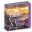 365 Bible Verses-A-Year Page-A-Day(r) Calendar 2026: Timeless Words from the Bible to Guide, Comfort, and Inspire