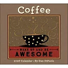 Coffee 2026 Deluxe Wall Calendar