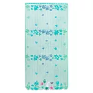 【日本丸真】Moomin花雨世界無撚刺繡浴巾 (嚕嚕米藍)