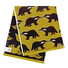 【日本丸真】Anorak英倫設計款毛巾 (鼬鼠)