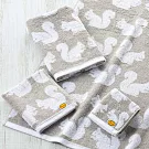 【日本丸真】Anorak英倫設計款洗臉巾 (松鼠)