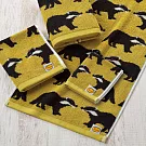 【日本丸真】Anorak英倫設計款洗臉巾 (鼬鼠)