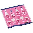 【日本丸真】PorukkaPattern葡萄牙製北歐插畫創意洗臉巾 (紅酒)