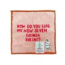 【日本丸真】Moomin 嚕嚕米漫畫風口袋小方巾 歌妮的泳裝 歌妮的泳裝